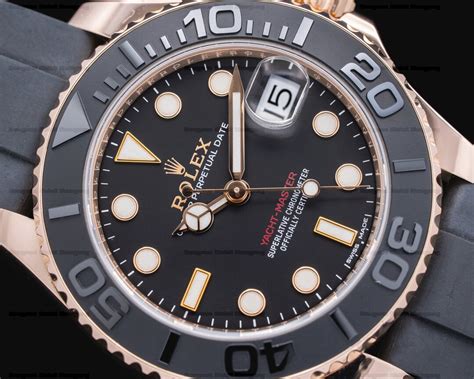 rolex reference number 268655|37mm yacht master rose gold.